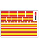 Flaggenaufkleber - Spanien