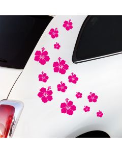 Autoaufkleber Hibiskus