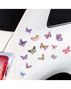 bunte Schmetterlinge Autoaufkleber