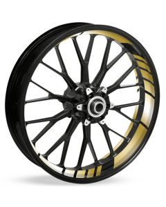 Felgenbettaufkleber GP Chrom