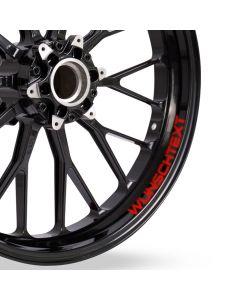 Felgenbett Wunschtext Reflektierend