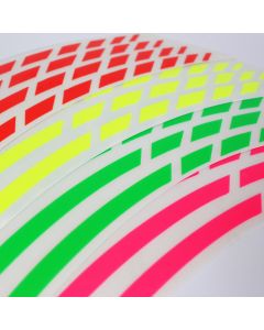 GP Felgenrandaufkleber NEON