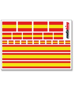 Flaggenaufkleber - Spanien
