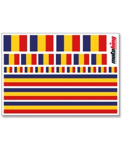 Flaggenaufkleber - Rumänien