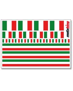 Flaggenaufkleber - Italien