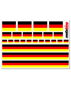 Flaggenaufkleber - Deutschland