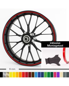 Felgenrandaufkleber 6mm Montagetool