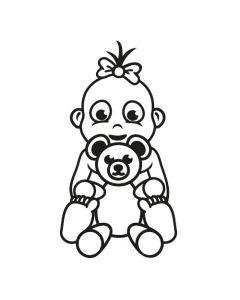 Babyaufkleber Romina