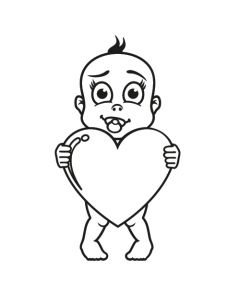 Babyaufkleber Michel