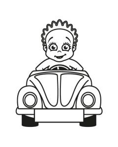 Babyaufkleber Johanna