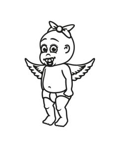 Babyaufkleber Claudia