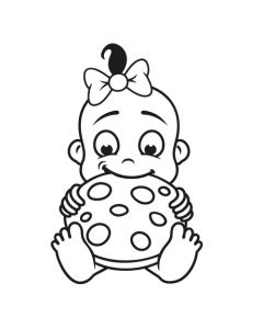 Babyaufkleber Nicole