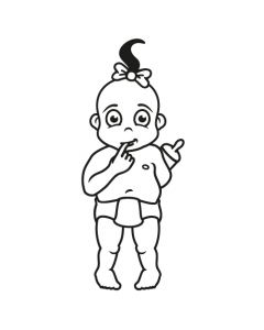 Babyaufkleber Michelle