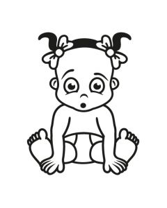Babyaufkleber Isabella