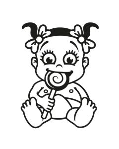 Babyaufkleber Marlene